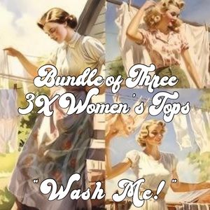 Bundle of Three Women’s 3X Tops